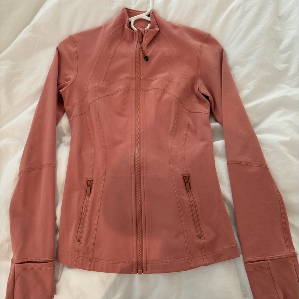 Lululemon Define Jacket Size 4 Peach/Pink